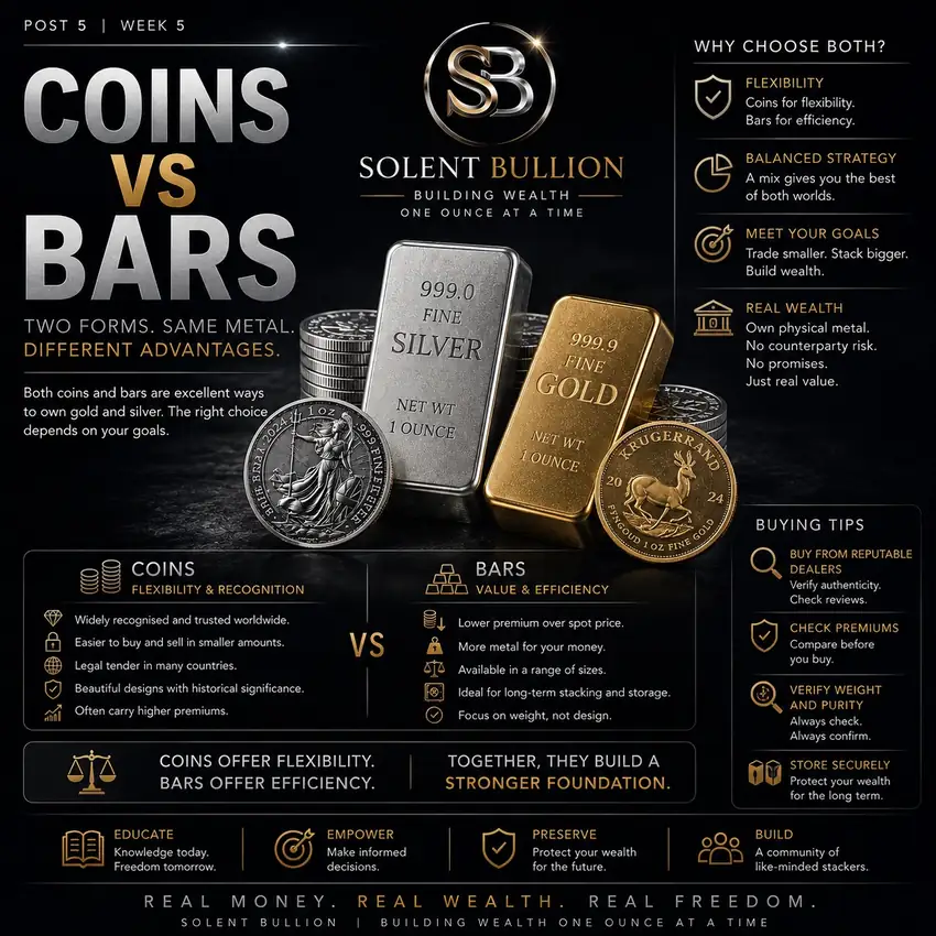 Coins vs Bars